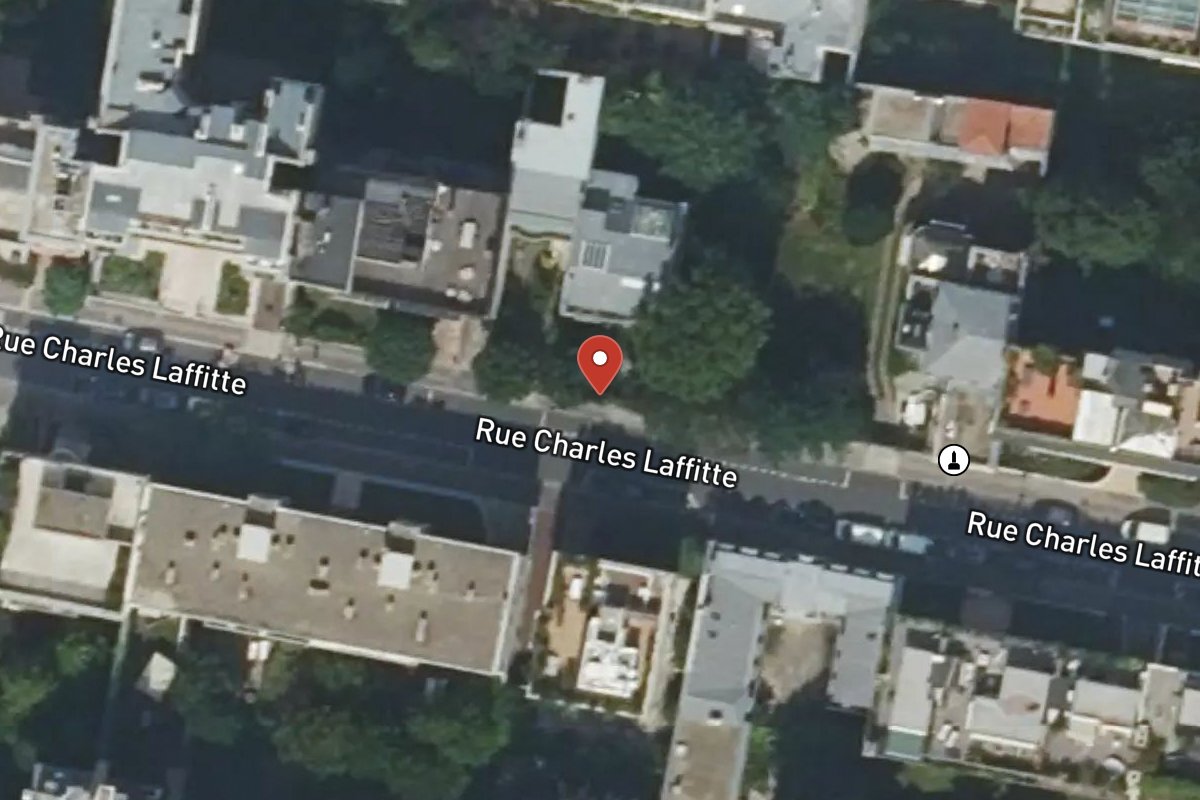 Vue satellite — 36 Rue Charles Laffitte