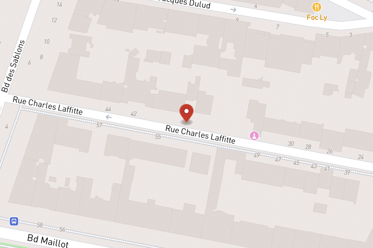 Plan de situation — 38 Rue Charles Laffitte