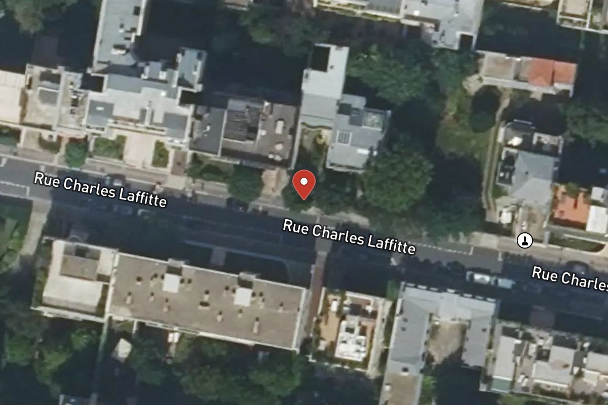 Vue satellite — 38 Rue Charles Laffitte