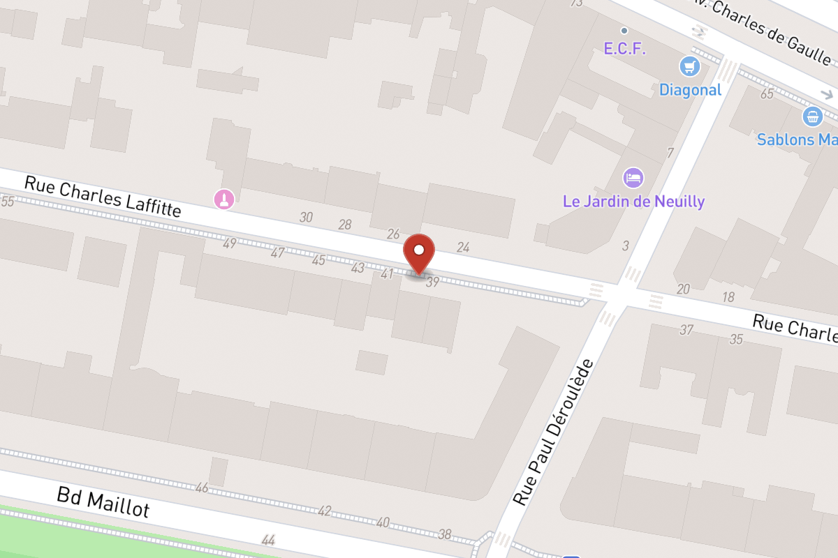 Plan de situation — 39BIS Rue Charles Laffitte
