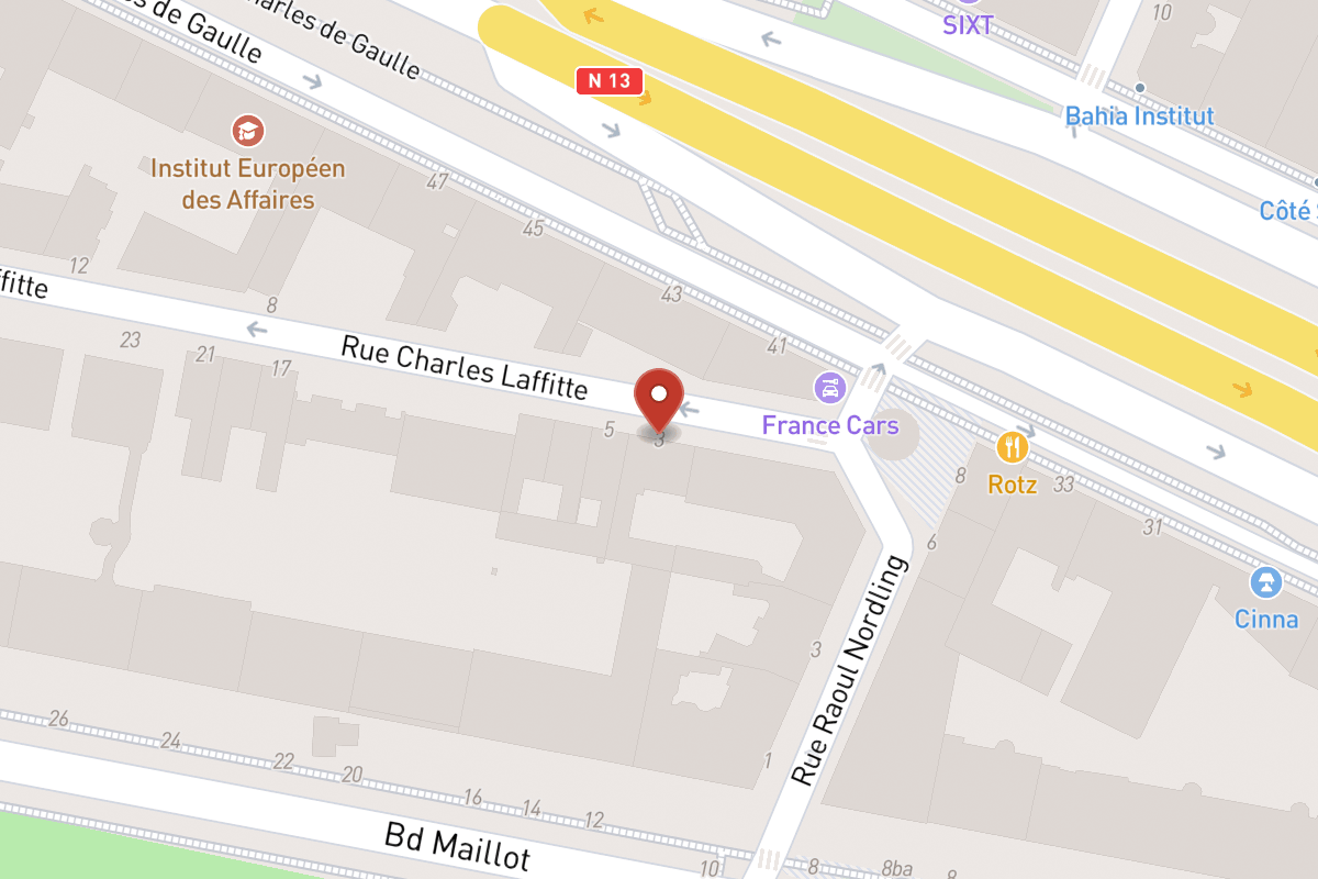 Plan de situation — 3 Rue Charles Laffitte