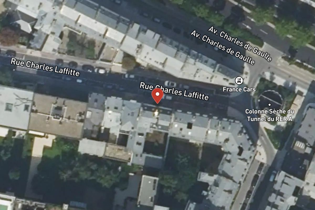 Vue satellite — 3 Rue Charles Laffitte