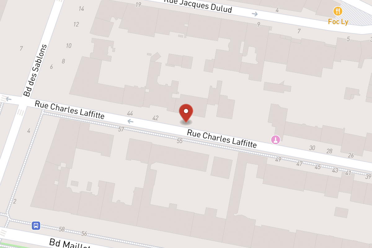 Plan de situation — 40 Rue Charles Laffitte