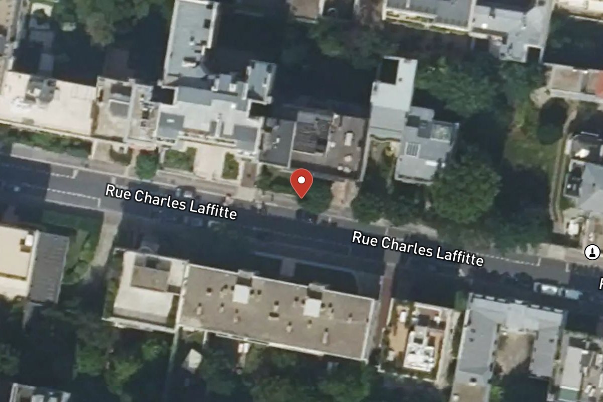 Vue satellite — 40 Rue Charles Laffitte