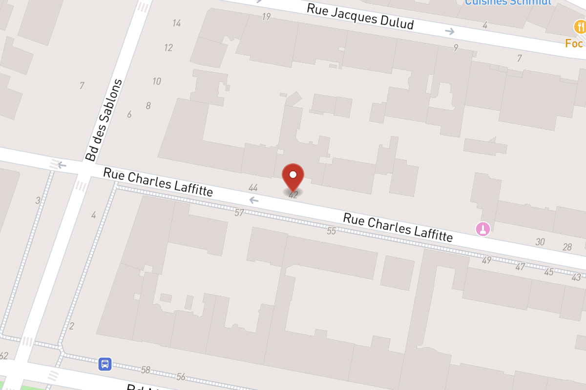 Plan de situation — 42 Rue Charles Laffitte