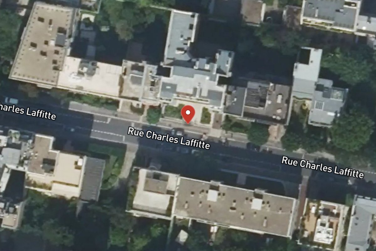 Vue satellite — 42 Rue Charles Laffitte