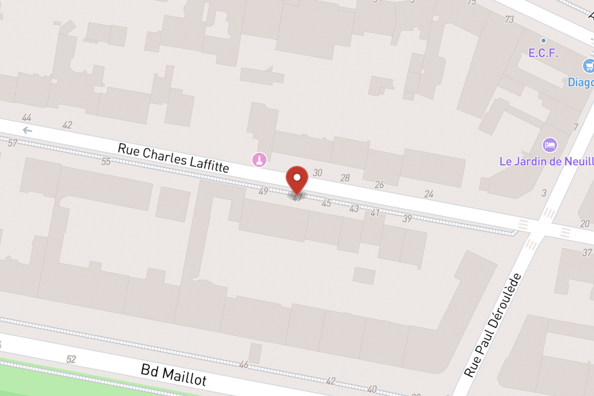 Plan de situation — 47 Rue Charles Laffitte