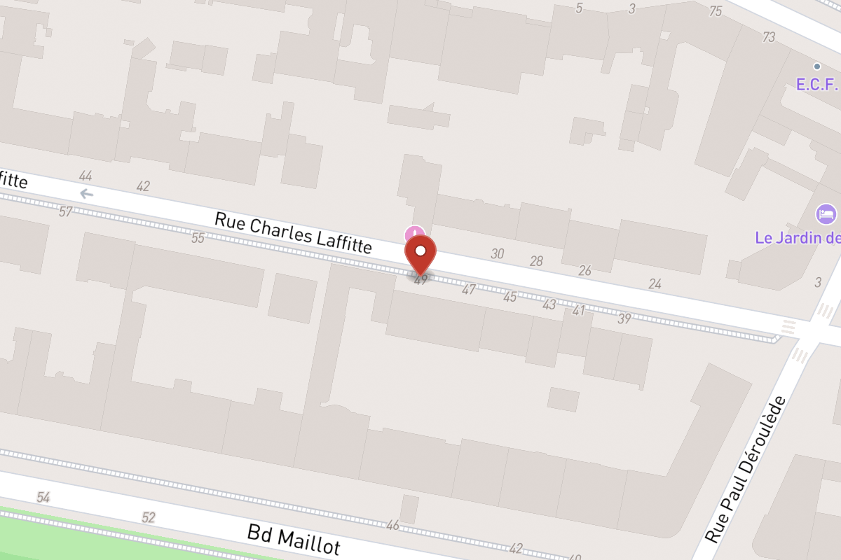 Plan de situation — 49 Rue Charles Laffitte