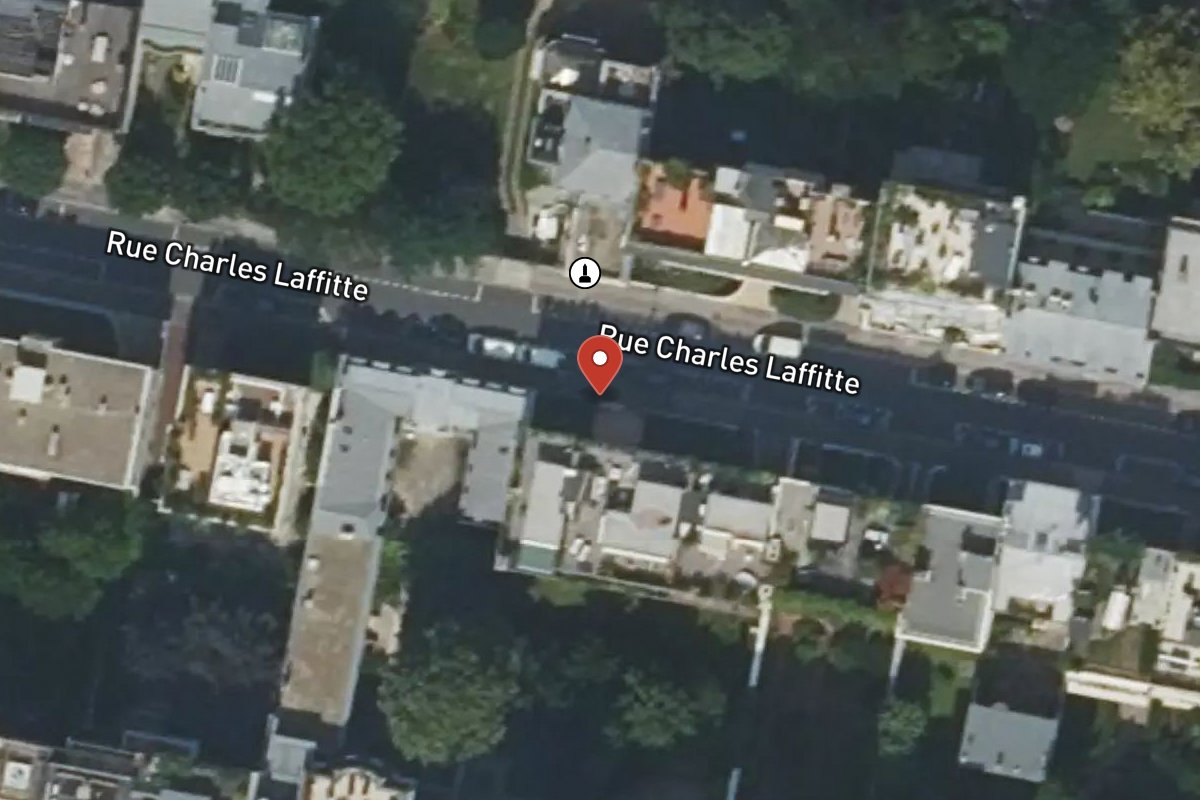 Vue satellite — 49 Rue Charles Laffitte