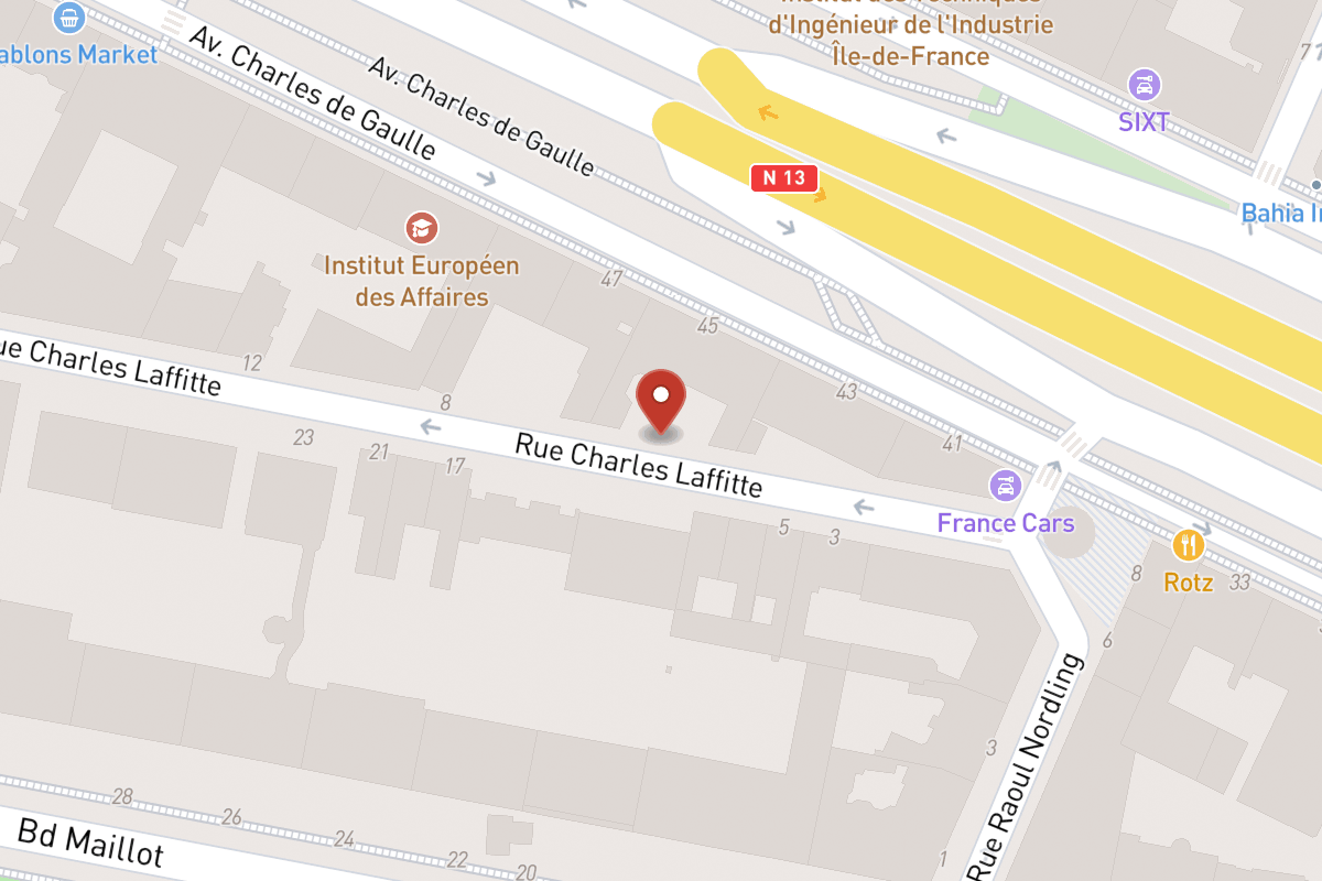 Plan de situation — 4 Rue Charles Laffitte