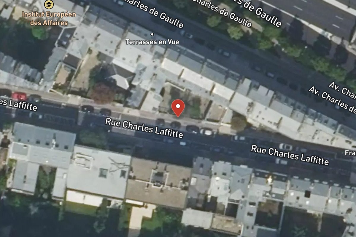 Vue satellite — 4 Rue Charles Laffitte