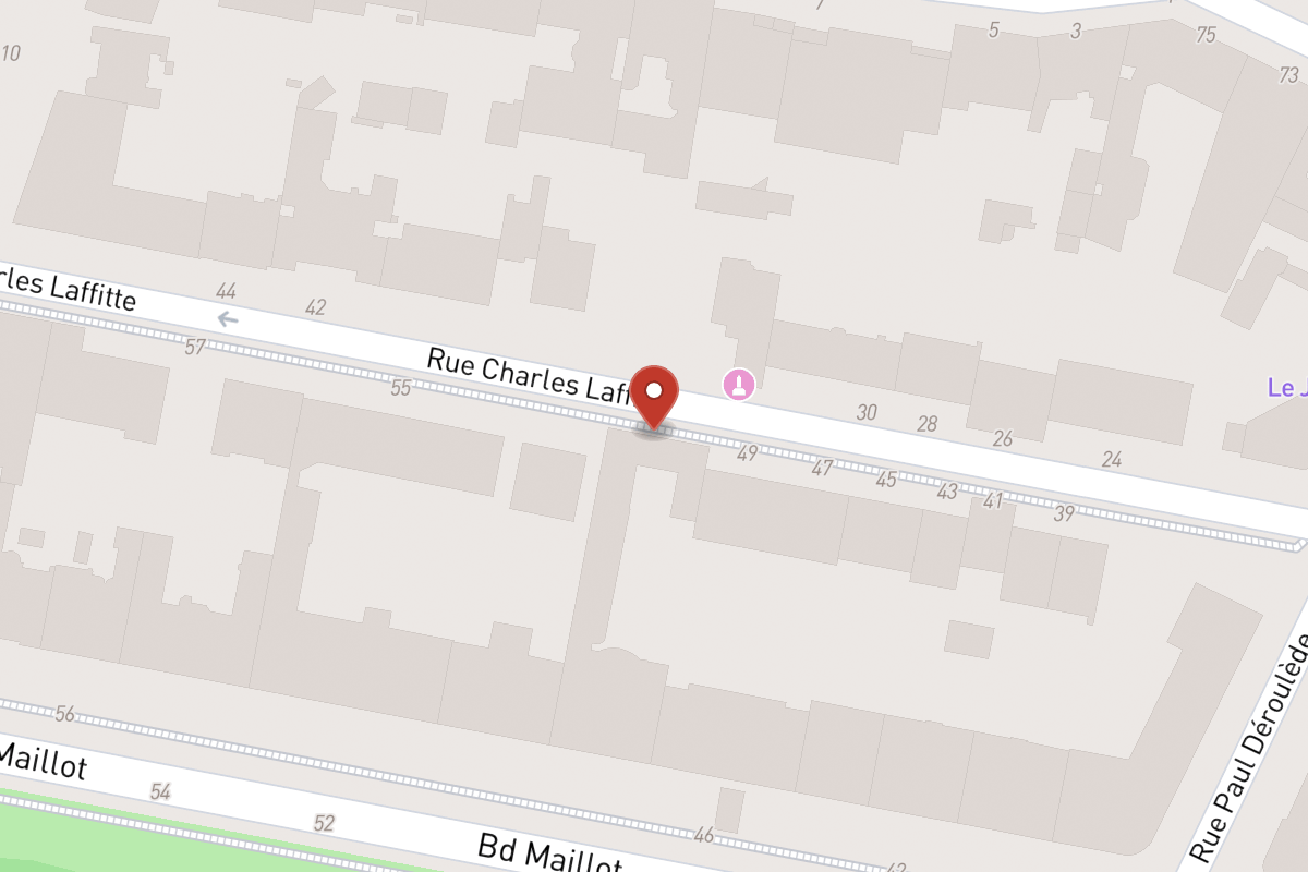 Plan de situation — 51 Rue Charles Laffitte