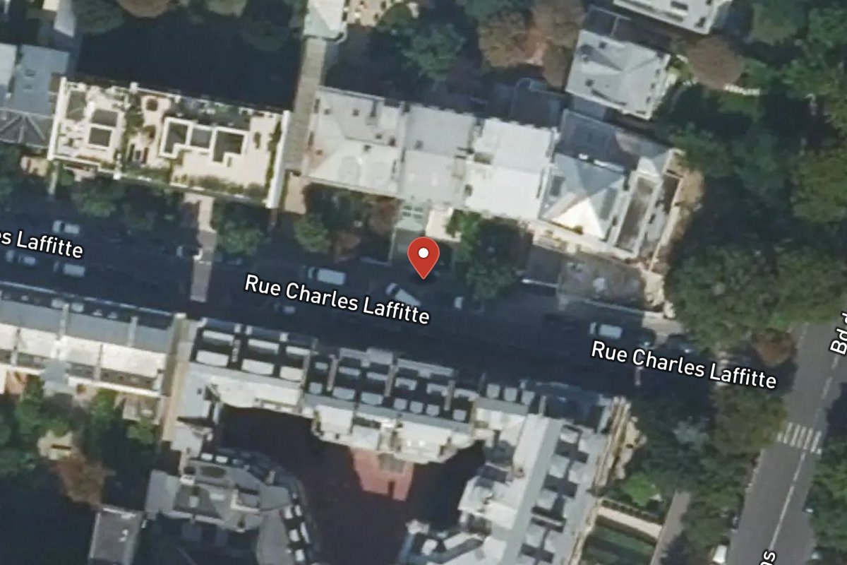Vue satellite — 52BIS Rue Charles Laffitte