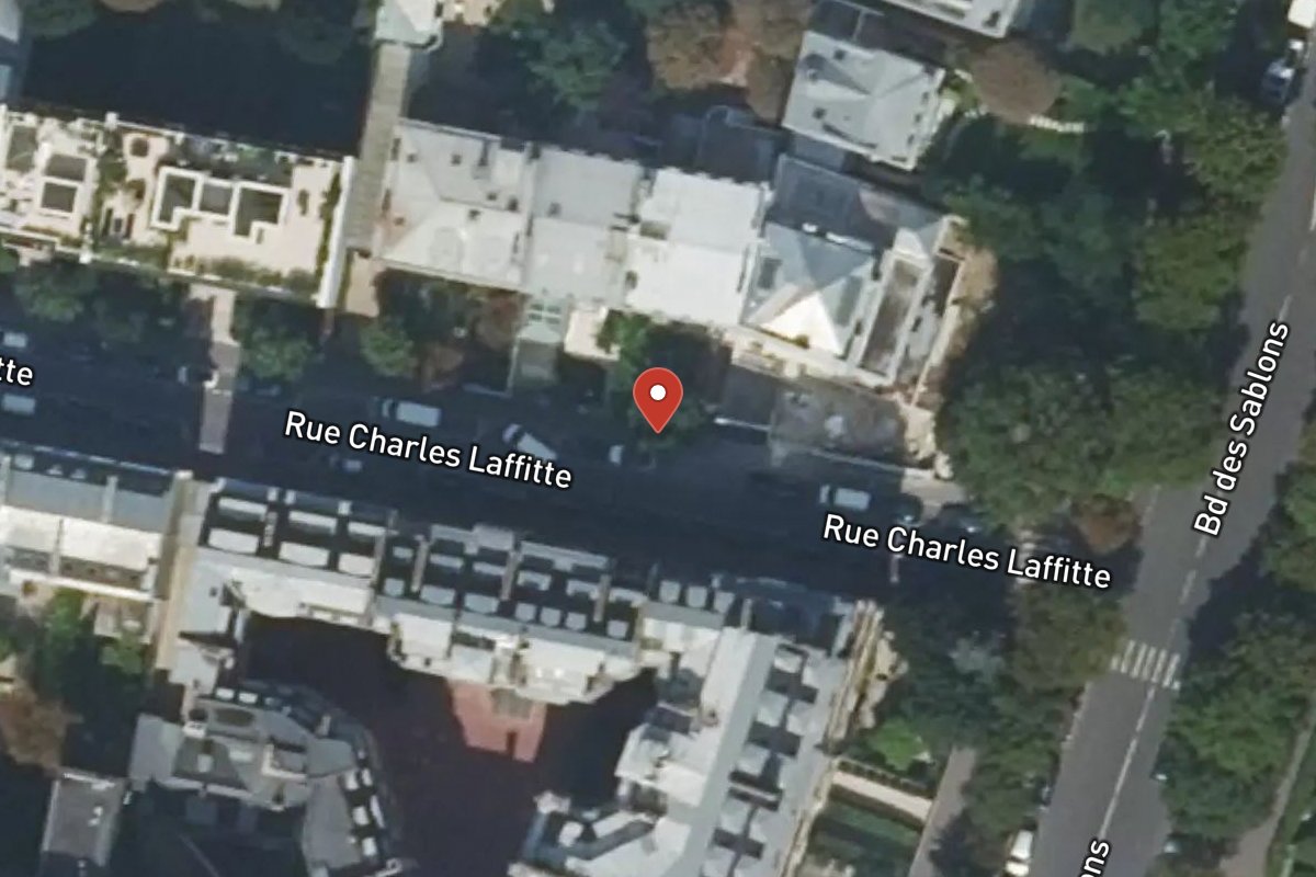 Vue satellite — 52 Rue Charles Laffitte