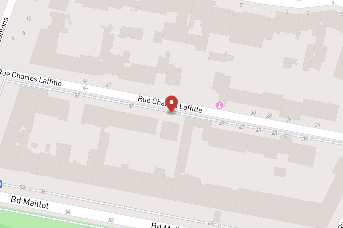 Plan de situation — 53 Rue Charles Laffitte
