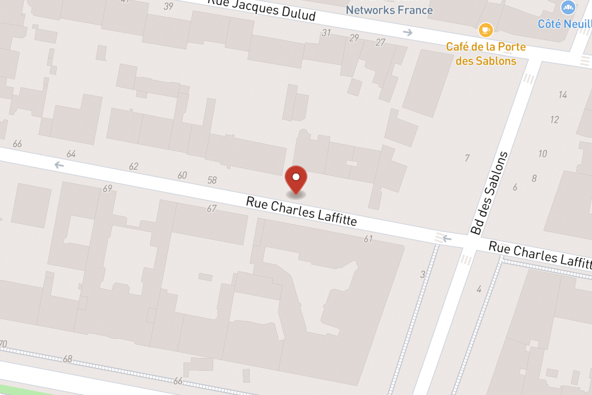 Plan de situation — 54 Rue Charles Laffitte