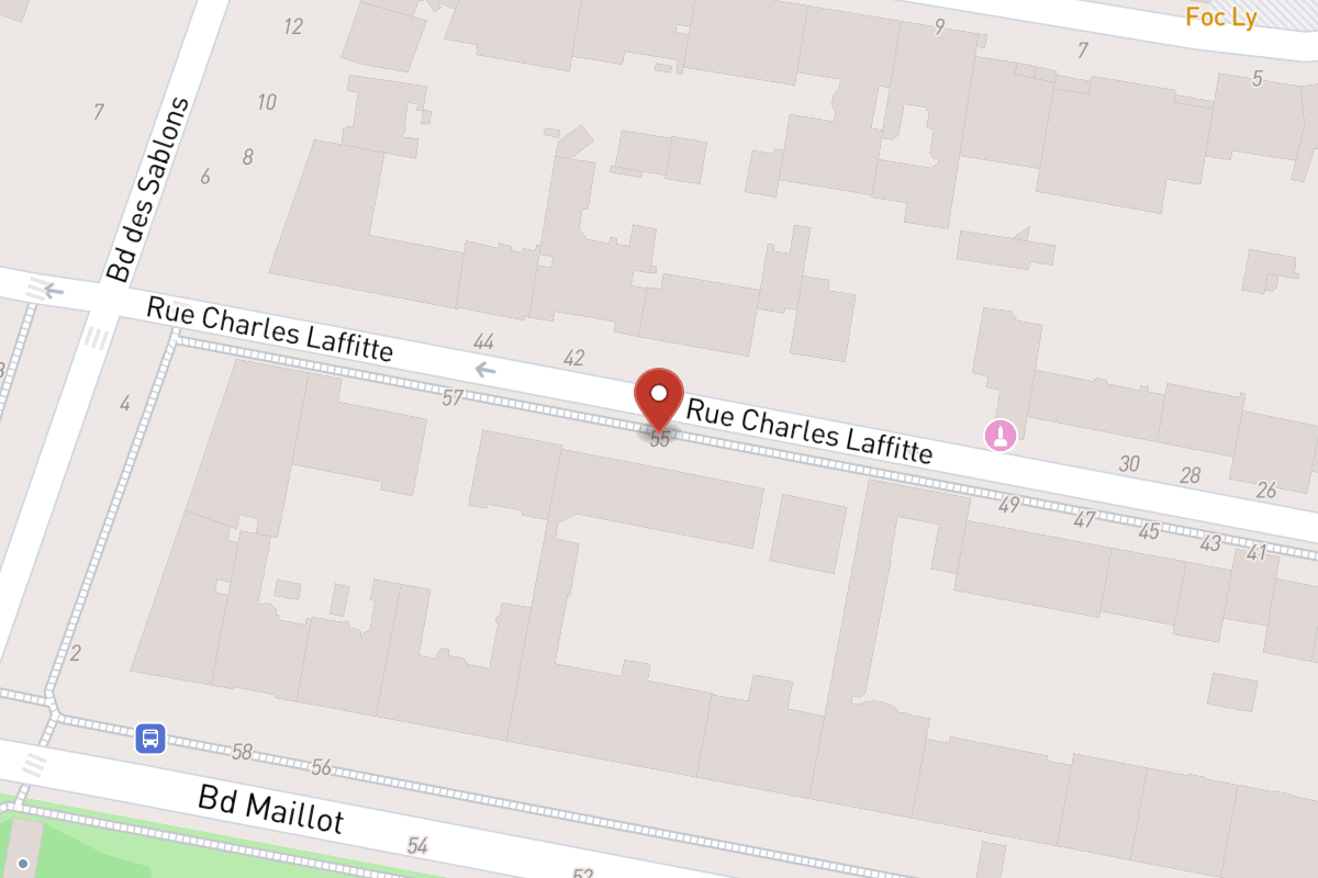 Plan de situation — 55 Rue Charles Laffitte