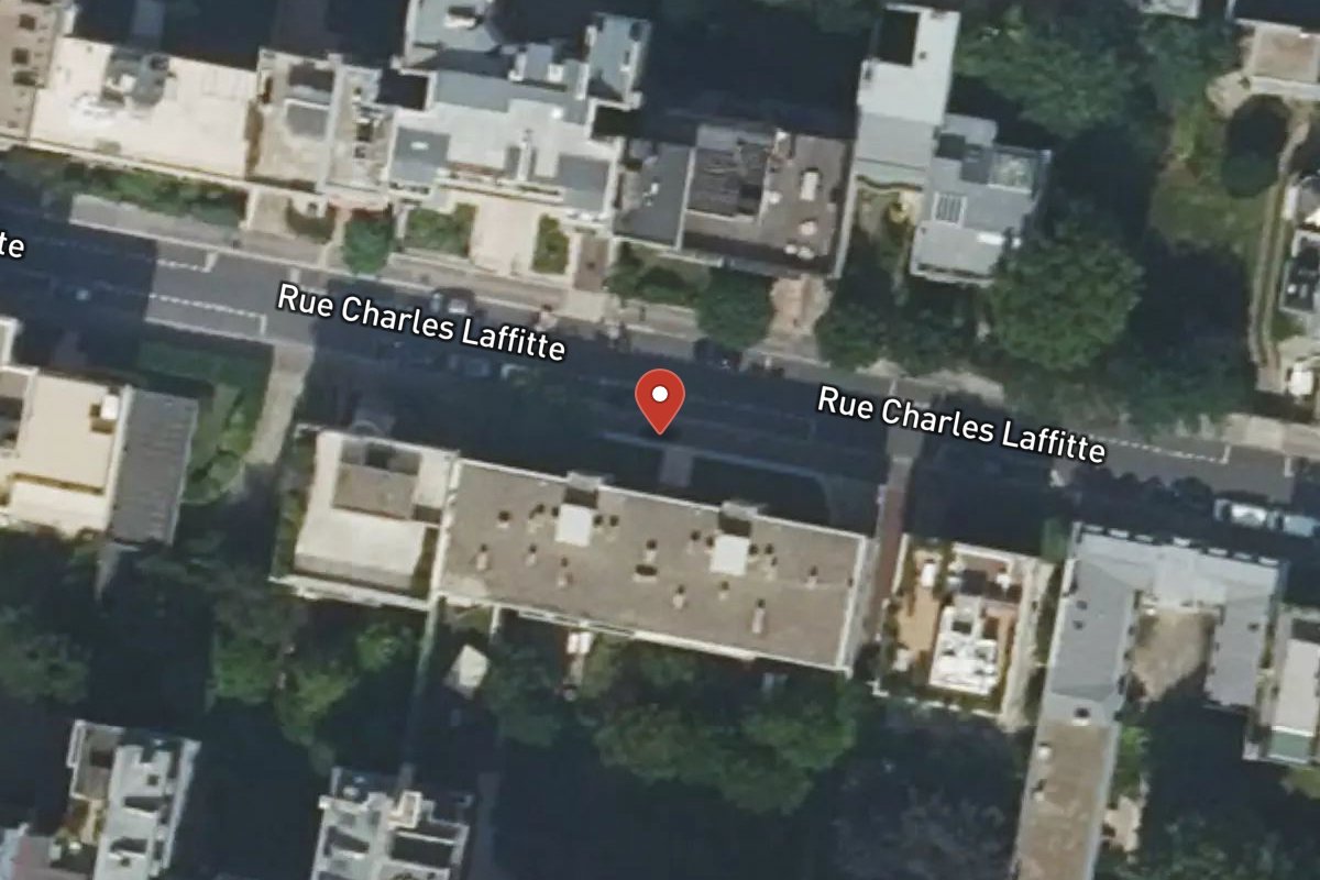 Vue satellite — 55 Rue Charles Laffitte