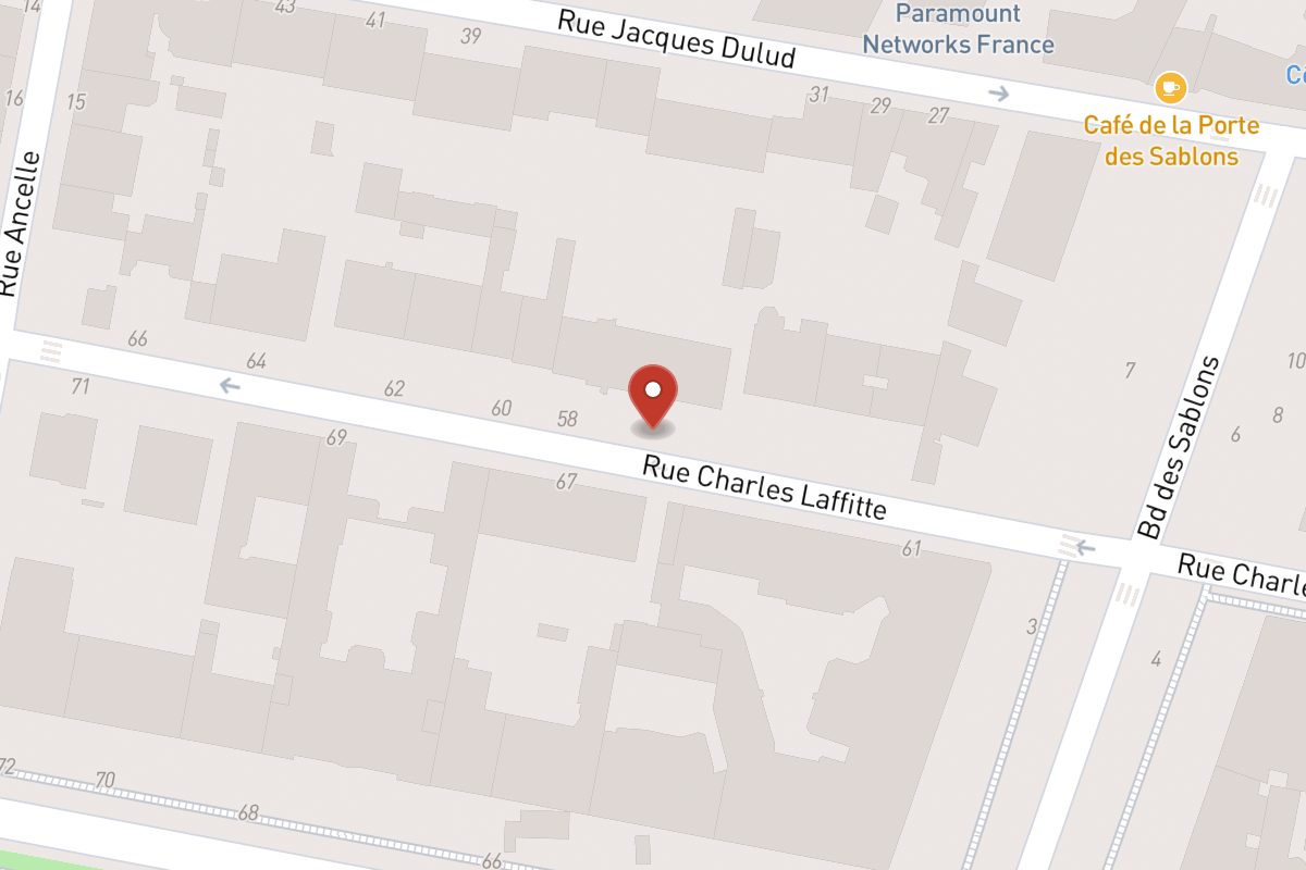 Plan de situation — 56 Rue Charles Laffitte