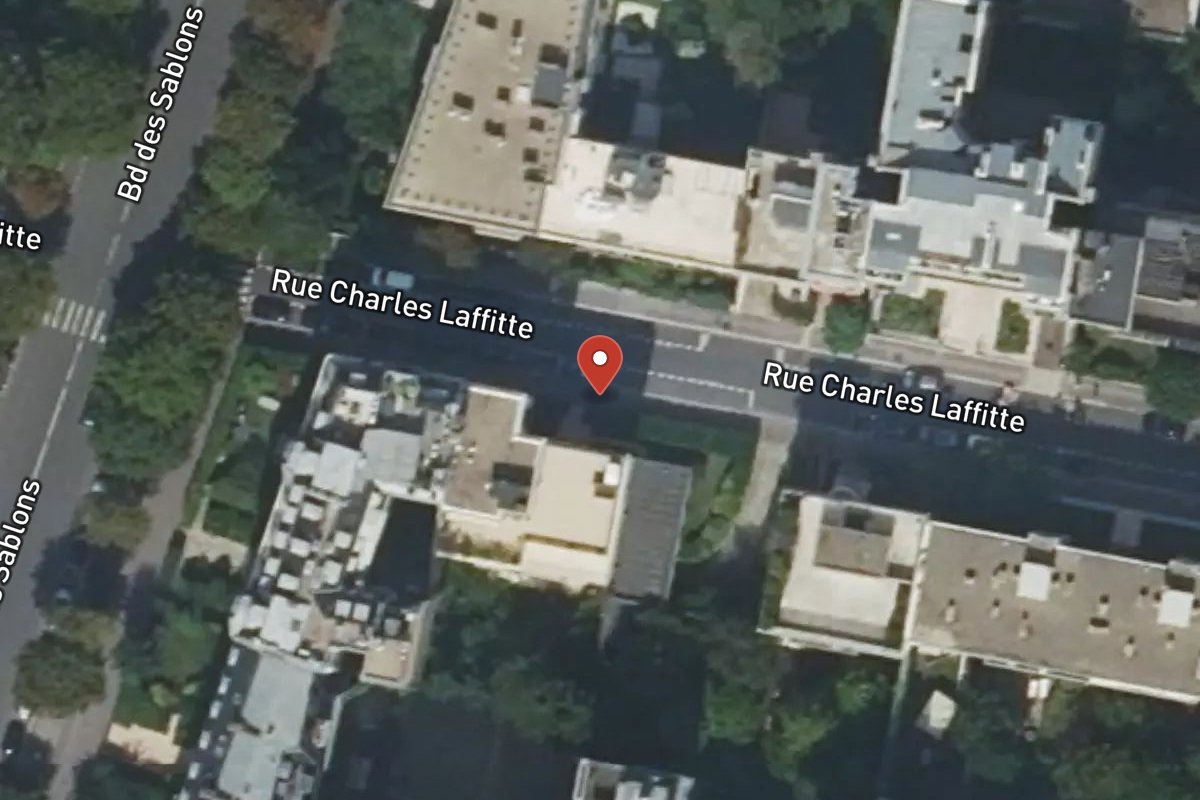 Vue satellite — 57BIS Rue Charles Laffitte