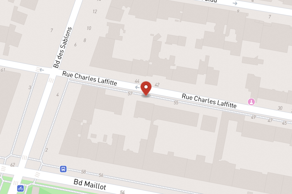Plan de situation — 57 Rue Charles Laffitte