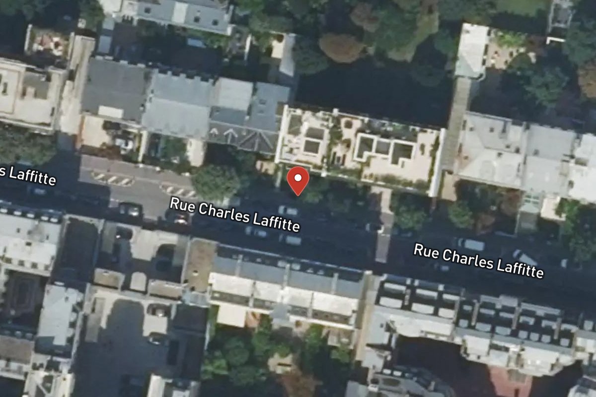 Vue satellite — 58 Rue Charles Laffitte