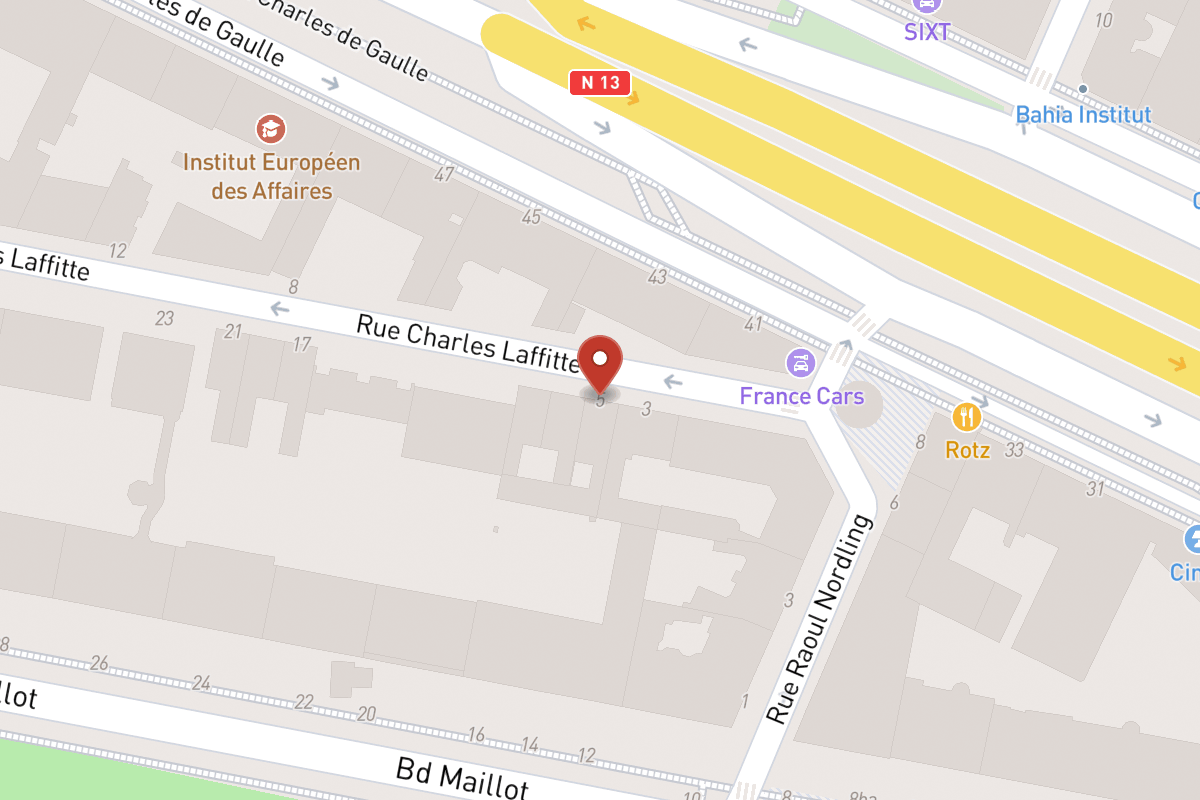 Plan de situation — 5 Rue Charles Laffitte
