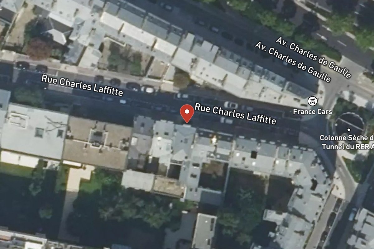 Vue satellite — 5 Rue Charles Laffitte