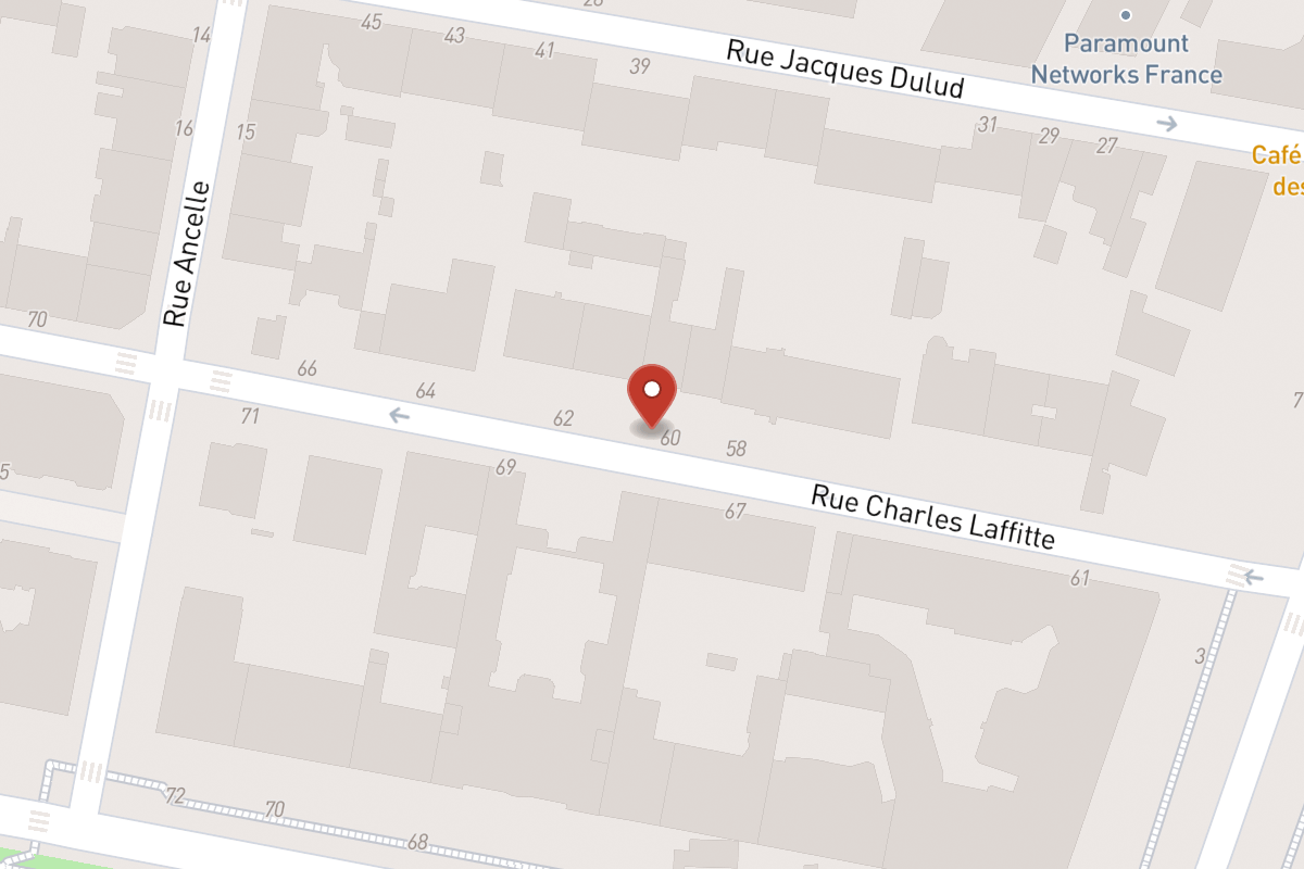 Plan de situation — 60BIS Rue Charles Laffitte