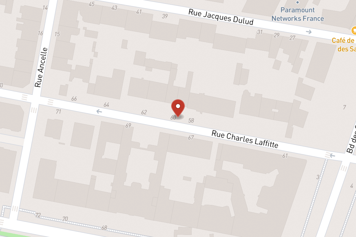 Plan de situation — 60 Rue Charles Laffitte