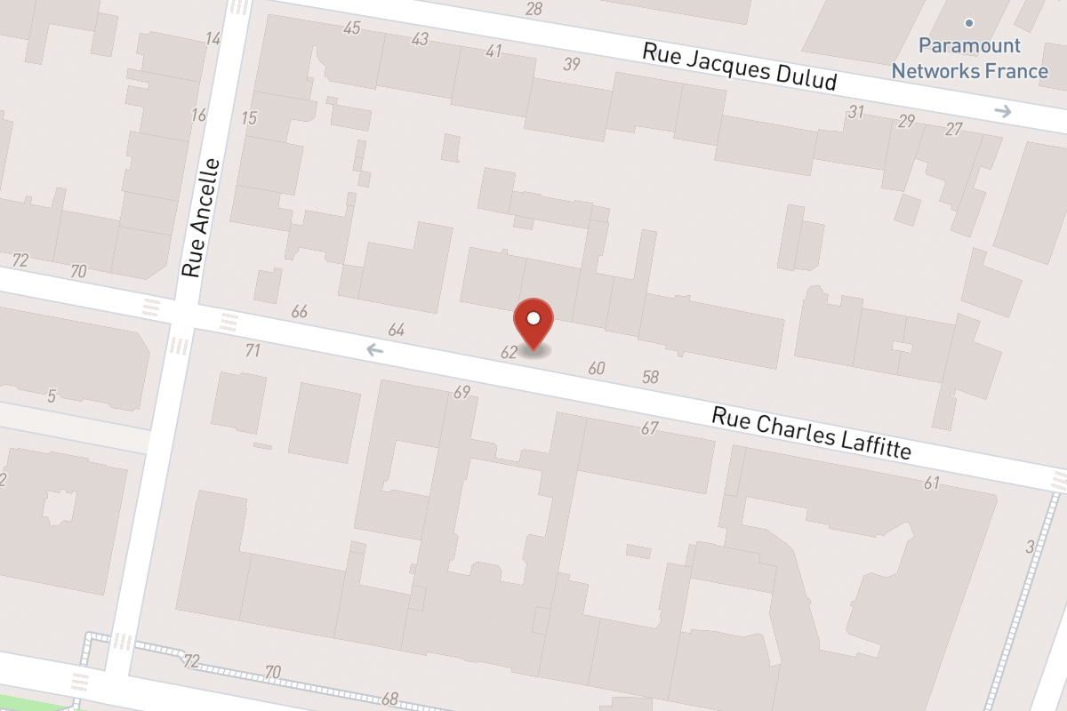Plan de situation — 62 Rue Charles Laffitte