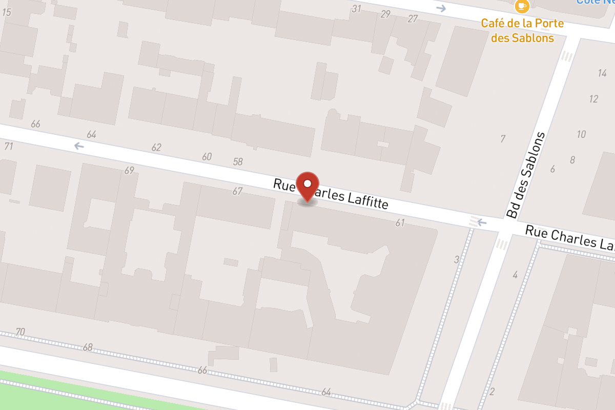 Plan de situation — 63 Rue Charles Laffitte