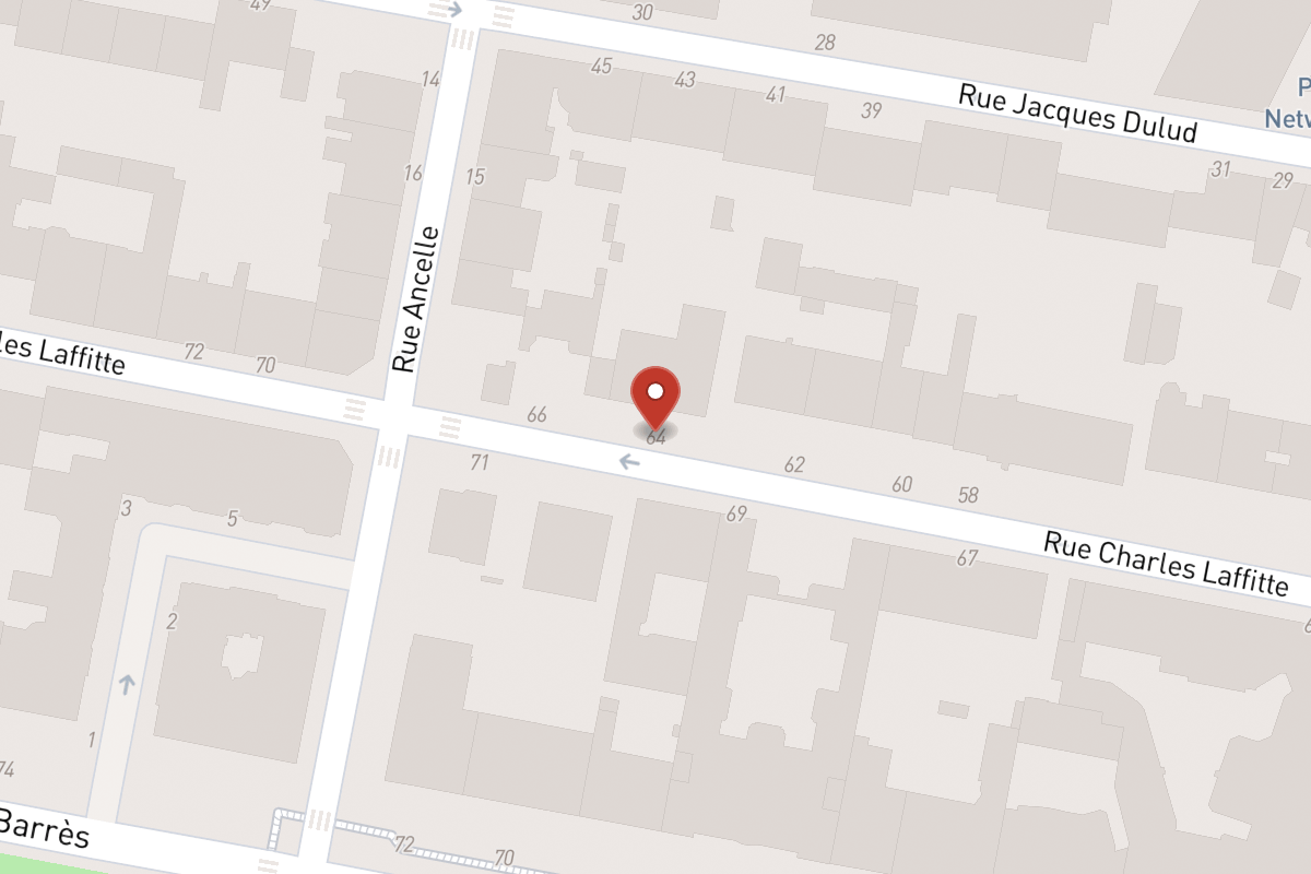 Plan de situation — 64 Rue Charles Laffitte