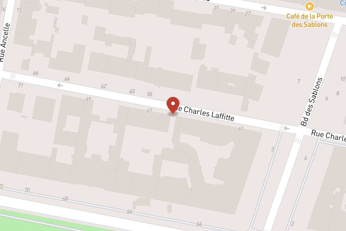 Plan de situation — 65 Rue Charles Laffitte