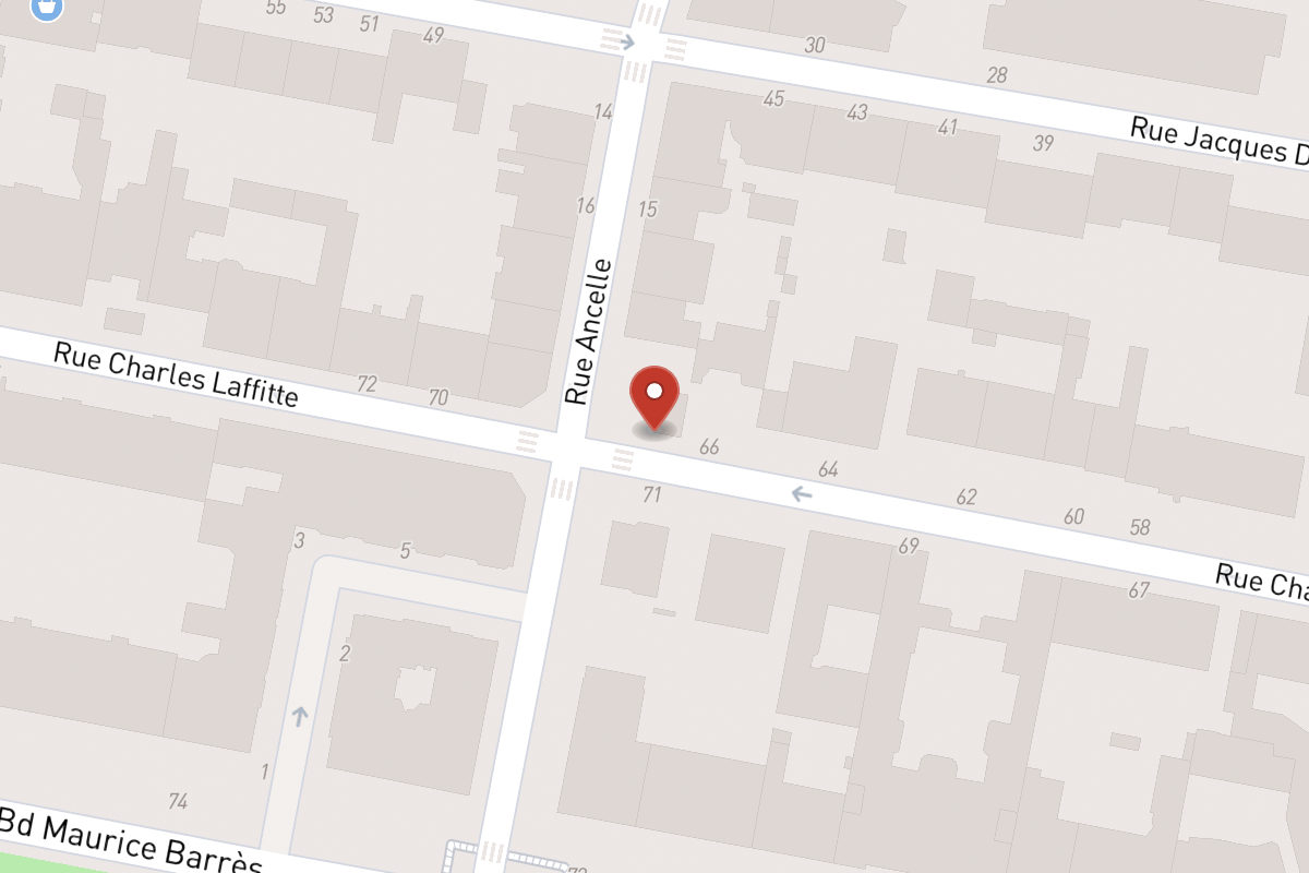 Plan de situation — 68 Rue Charles Laffitte
