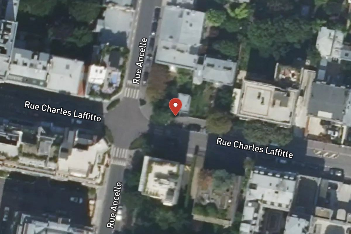 Vue satellite — 68 Rue Charles Laffitte