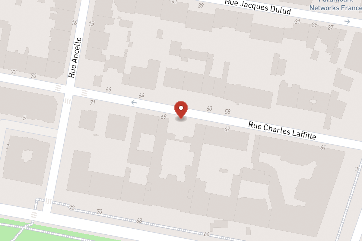 Plan de situation — 69 Rue Charles Laffitte