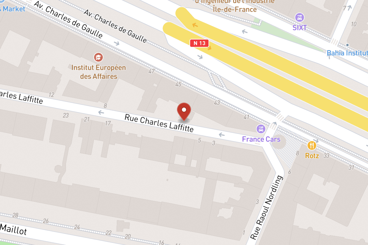 Plan de situation — 6 Rue Charles Laffitte