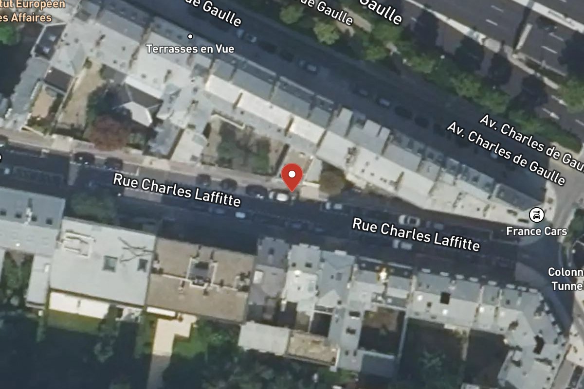 Vue satellite — 6 Rue Charles Laffitte