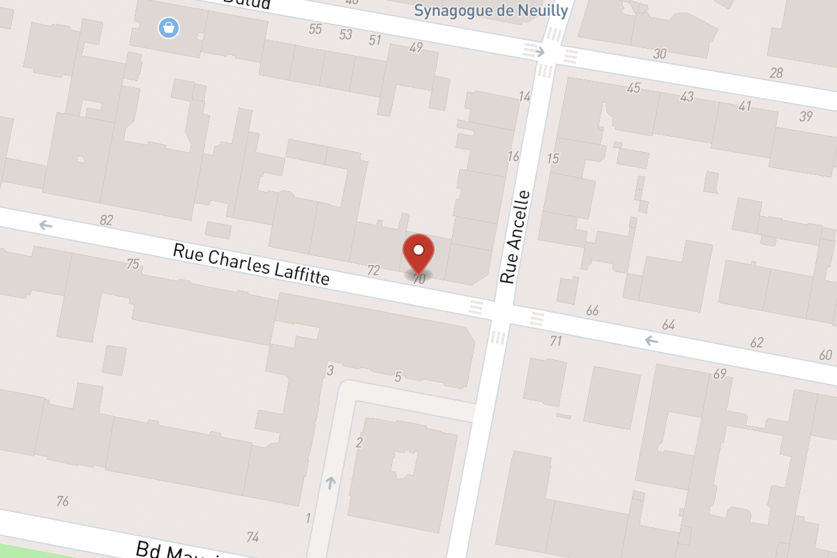 Plan de situation — 70 Rue Charles Laffitte