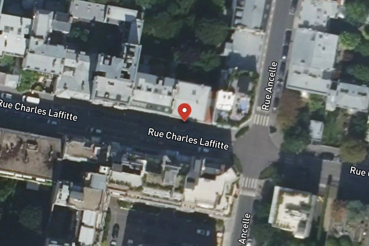 Vue satellite — 70 Rue Charles Laffitte
