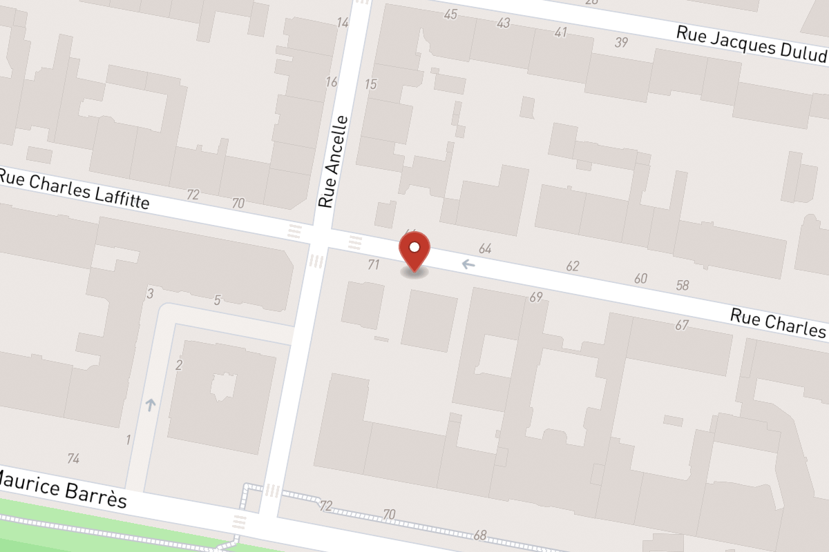 Plan de situation — 71 Rue Charles Laffitte