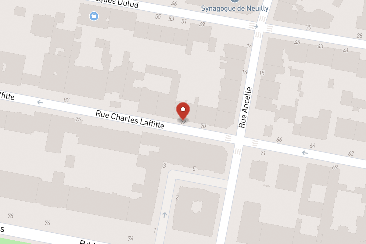 Plan de situation — 72 Rue Charles Laffitte