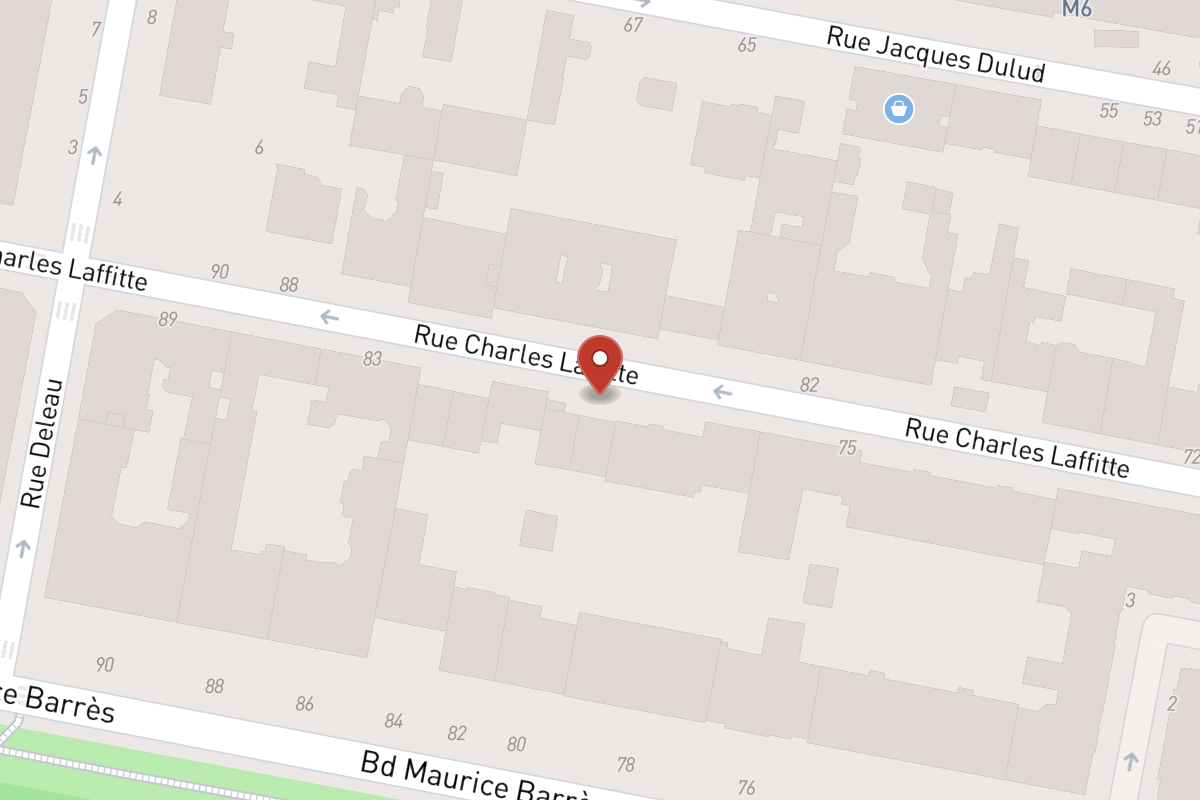 Plan de situation — 77BIS Rue Charles Laffitte
