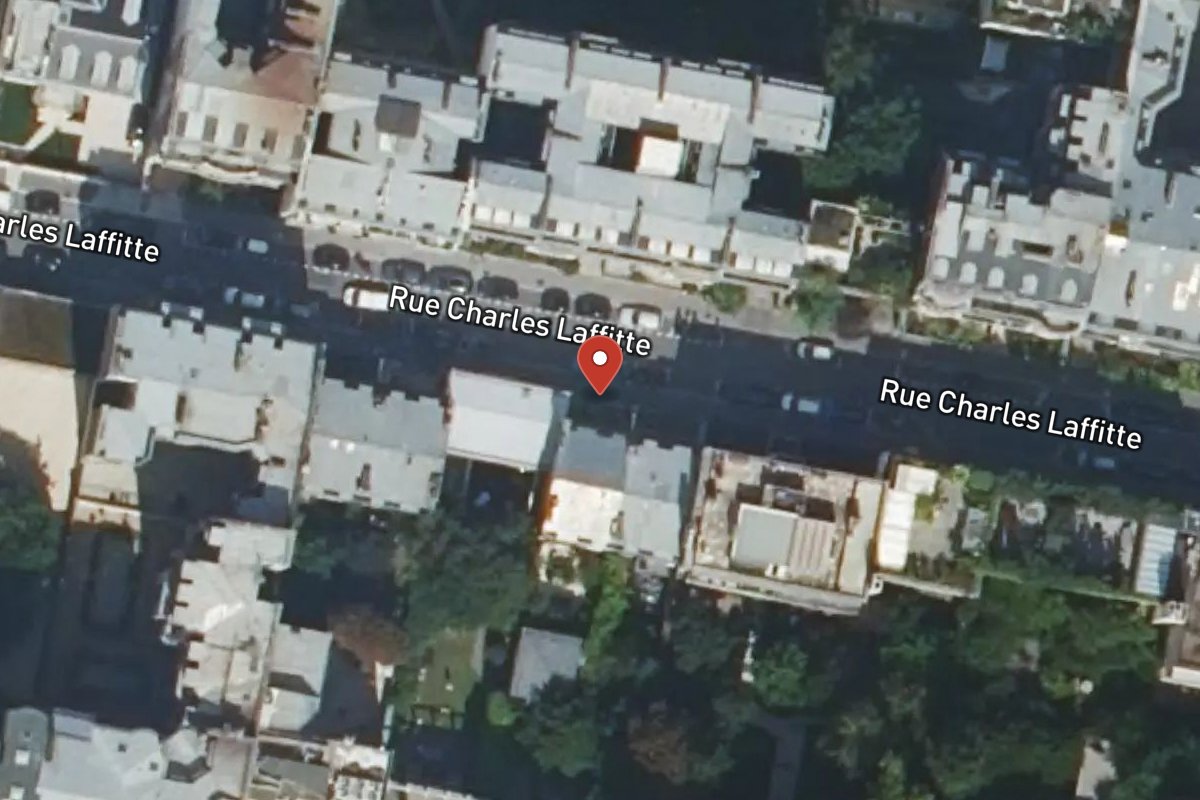 Vue satellite — 77TER Rue Charles Laffitte
