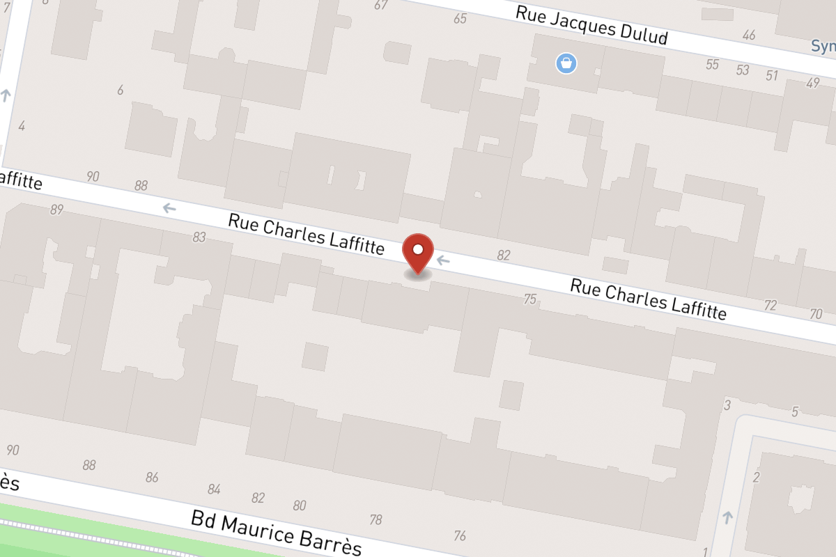 Plan de situation — 77 Rue Charles Laffitte