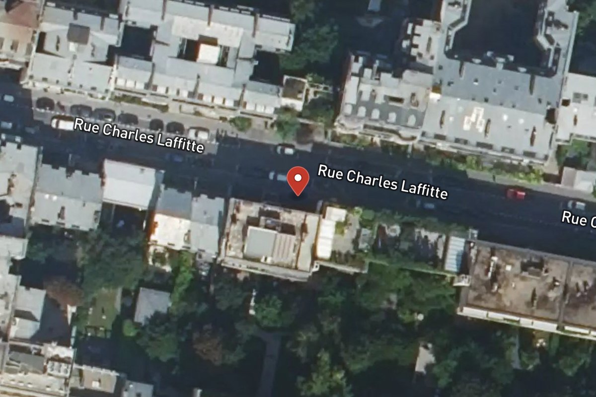 Vue satellite — 77 Rue Charles Laffitte