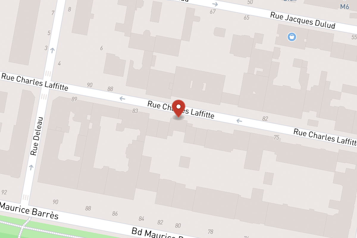 Plan de situation — 79 Rue Charles Laffitte