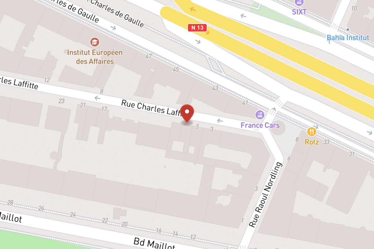 Plan de situation — 7 Rue Charles Laffitte