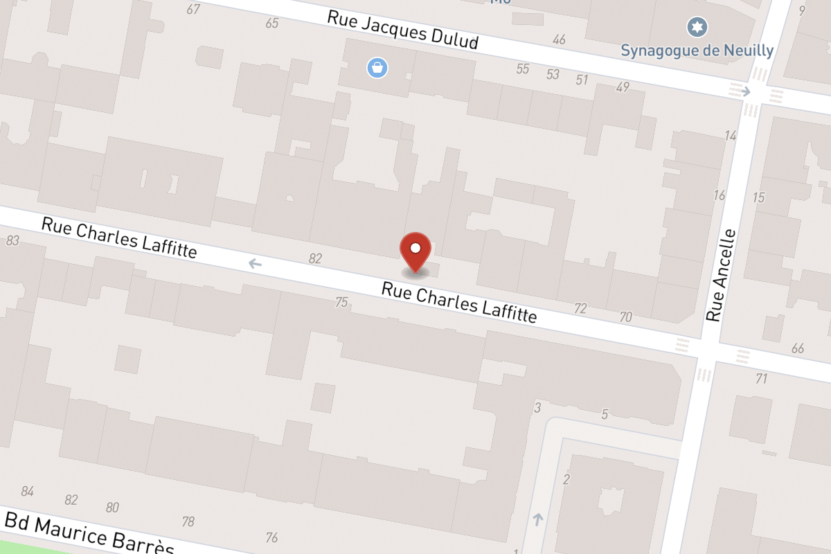 Plan de situation — 80 Rue Charles Laffitte